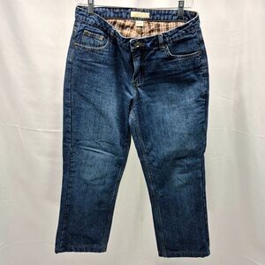 Natural Reflections Flannel Lined Jeans Women's Size 6 Straight Leg